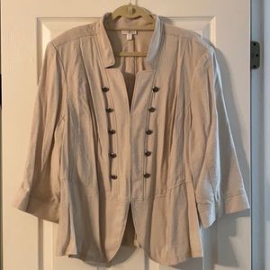 Light weight military style blazer.